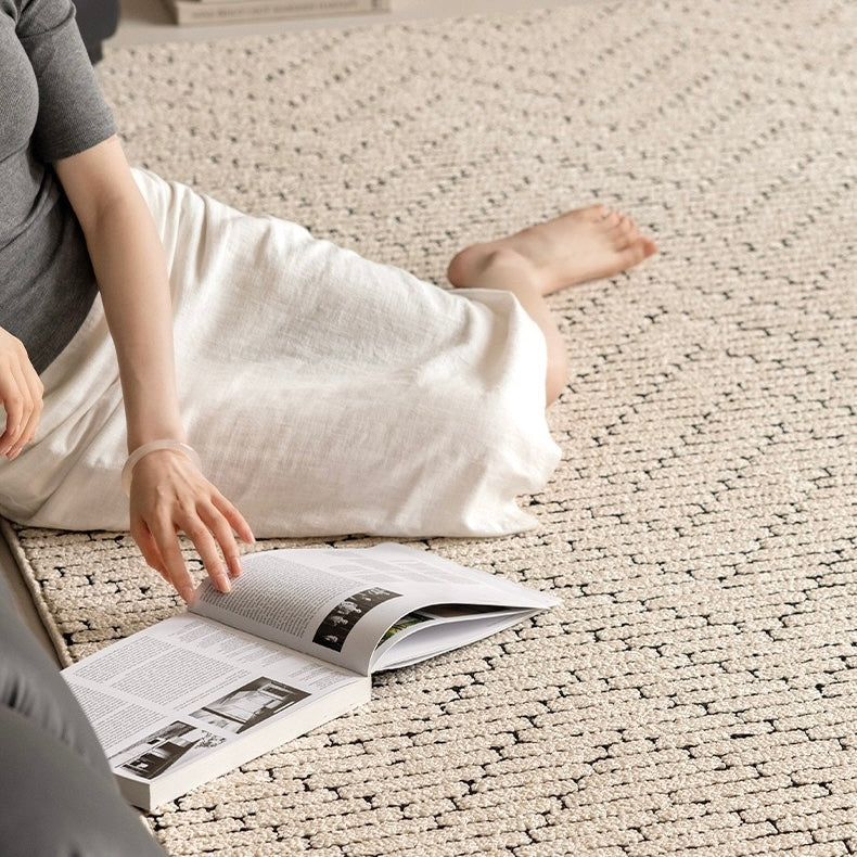 定番北欧風3Dデザインのウィルトン織カーペット（Waterproof Carpet-02）