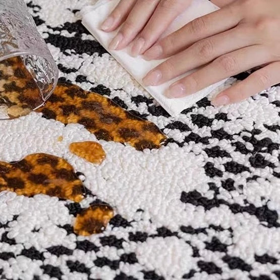 定番北欧風3Dデザインのウィルトン織カーペット（Waterproof Carpet-28）