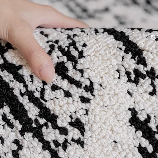 定番北欧風3Dデザインのウィルトン織カーペット（Waterproof Carpet-28）