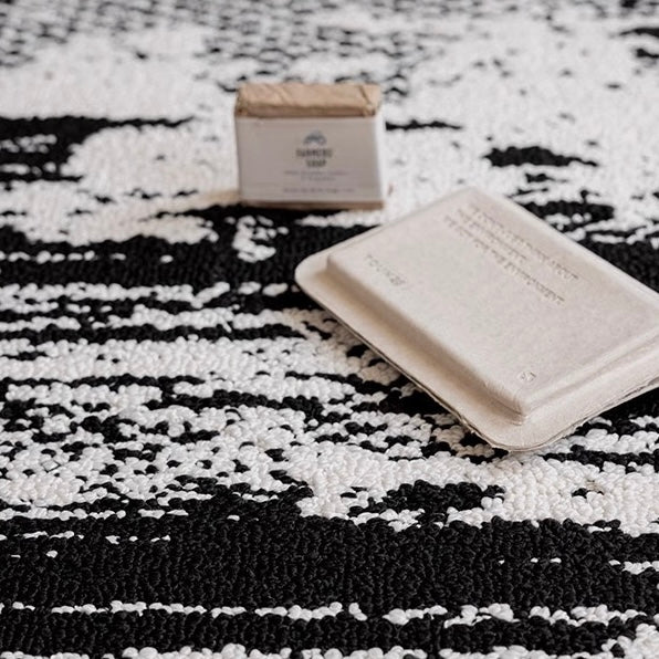 定番北欧風3Dデザインのウィルトン織カーペット（Waterproof Carpet-28）