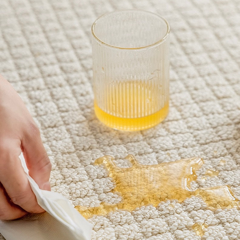 定番北欧風3Dデザインのウィルトン織カーペット（Waterproof Carpet-07）