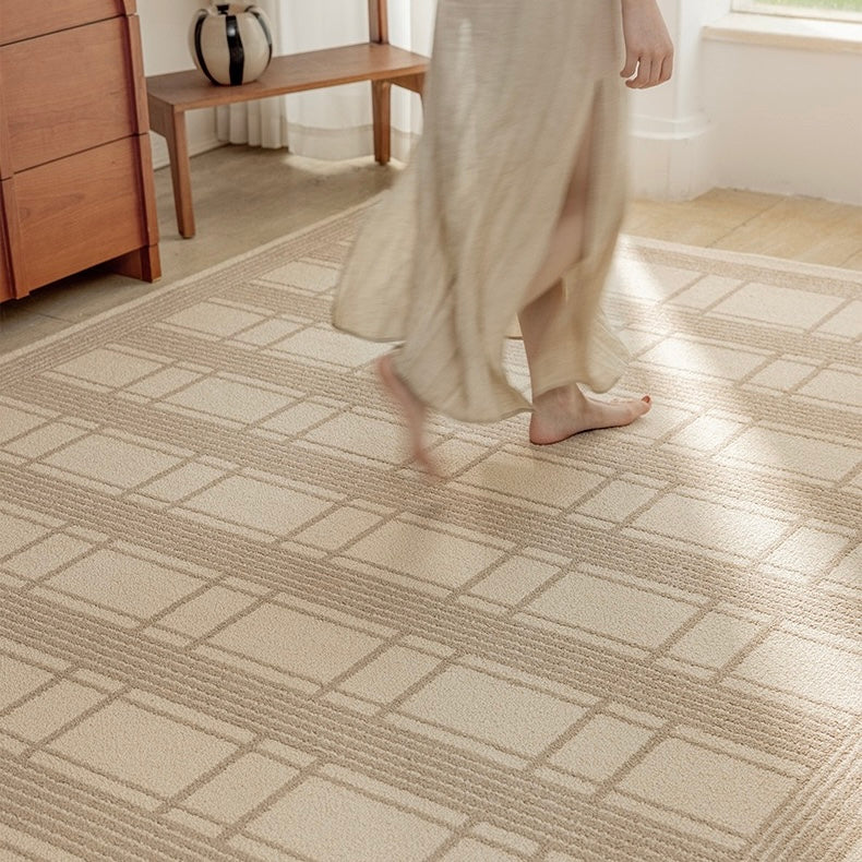 定番北欧風3Dデザインのウィルトン織カーペット（Waterproof Carpet-16）