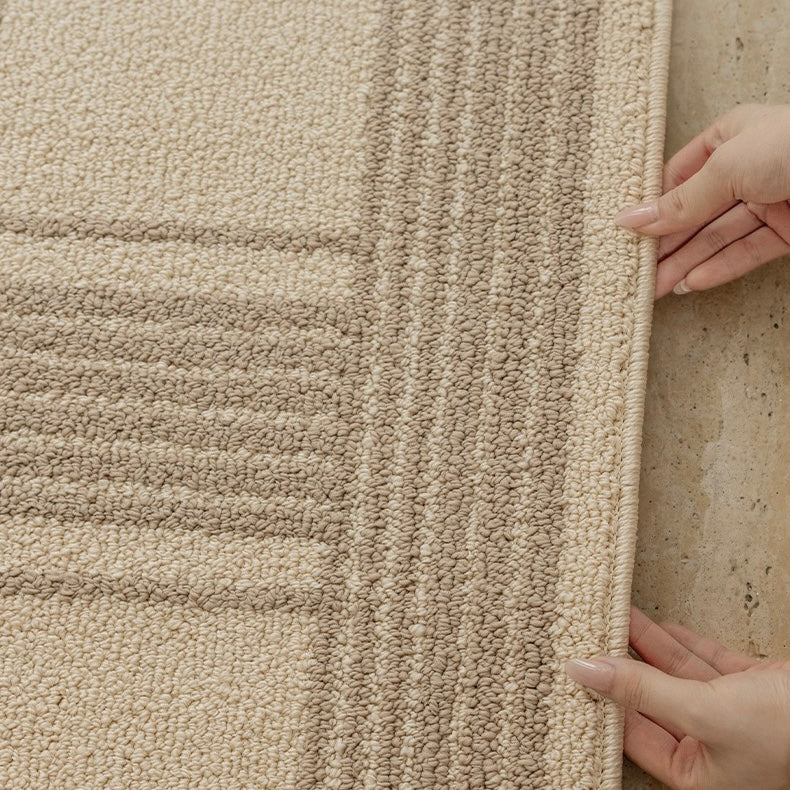 定番北欧風3Dデザインのウィルトン織カーペット（Waterproof Carpet-16）