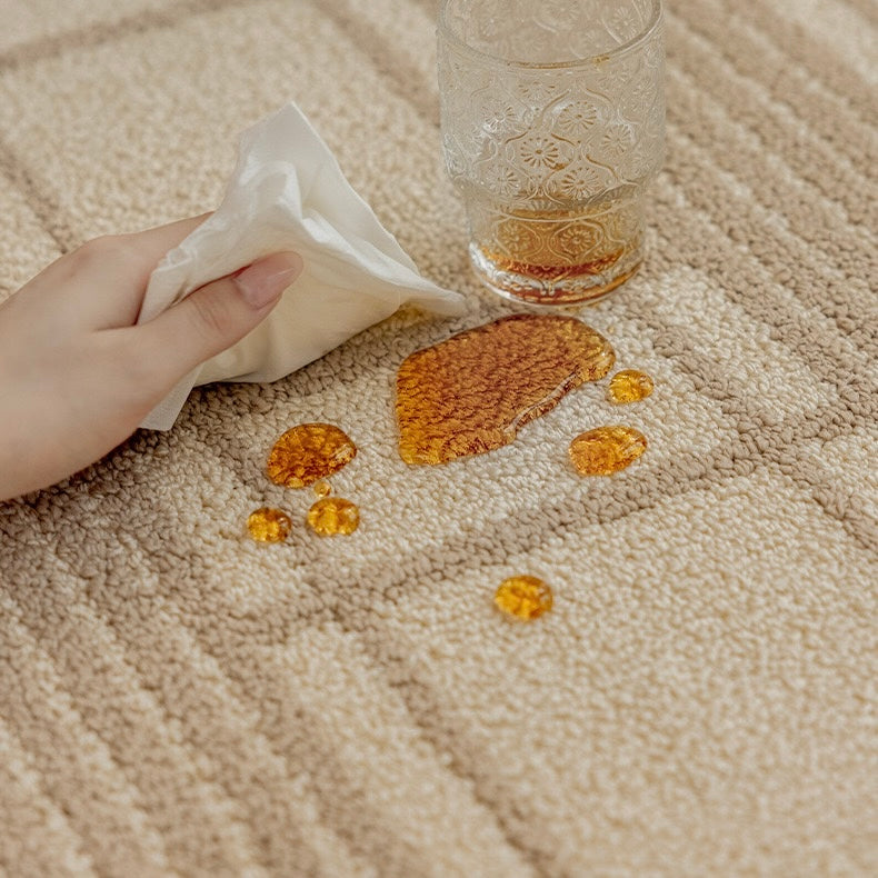 定番北欧風3Dデザインのウィルトン織カーペット（Waterproof Carpet-16）