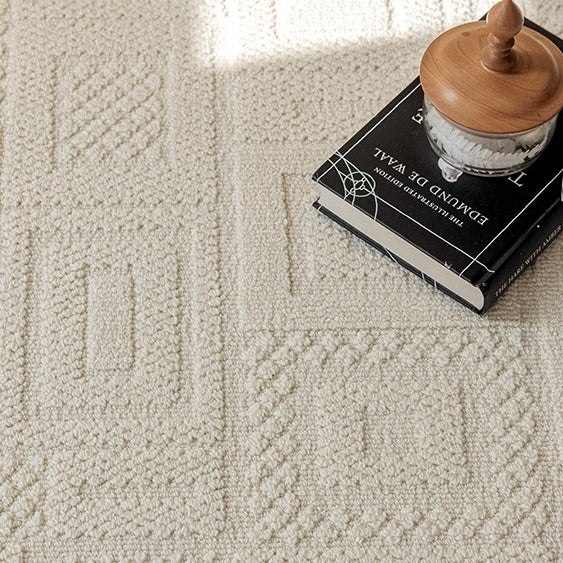 定番北欧風3Dデザインのウィルトン織カーペット（Waterproof Carpet-39）