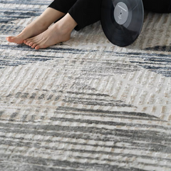 Meredith Blue polypropylene rug - image 24
