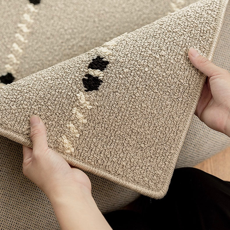 定番北欧風3Dデザインのウィルトン織カーペット（Waterproof Carpet-04）