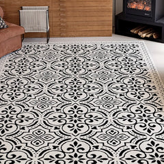 定番北欧風3Dデザインのウィルトン織カーペット（Waterproof Carpet-03）