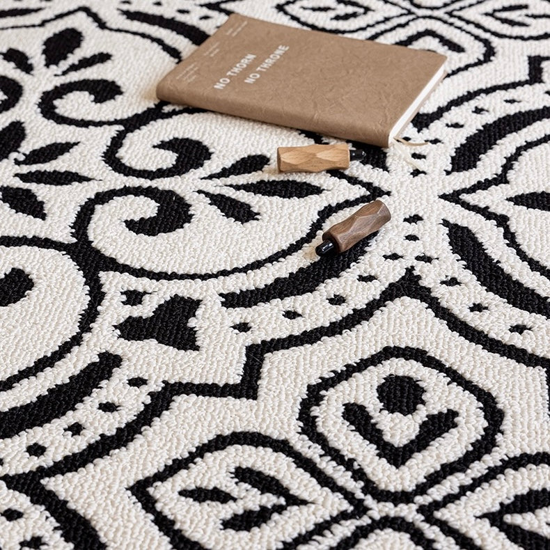 定番北欧風3Dデザインのウィルトン織カーペット（Waterproof Carpet-03）