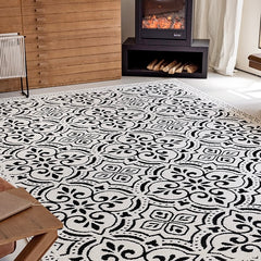 定番北欧風3Dデザインのウィルトン織カーペット（Waterproof Carpet-03）