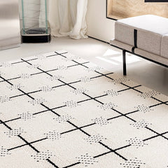 定番北欧風3Dデザインのウィルトン織カーペット（Waterproof Carpet-18）