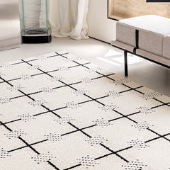 定番北欧風3Dデザインのウィルトン織カーペット（Waterproof Carpet-18）