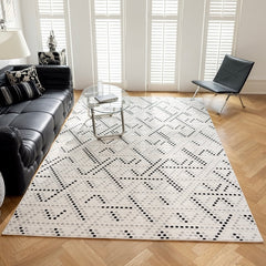 定番北欧風3Dデザインのウィルトン織カーペット（Waterproof Carpet-14）