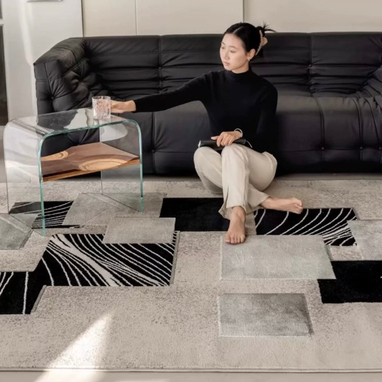 定番北欧風3Dデザインのウィルトン織カーペット（Embossed）