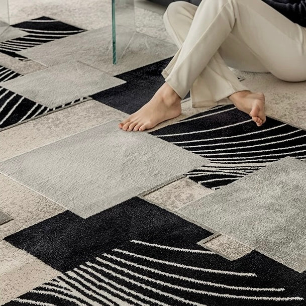 定番北欧風3Dデザインのウィルトン織カーペット（Embossed）