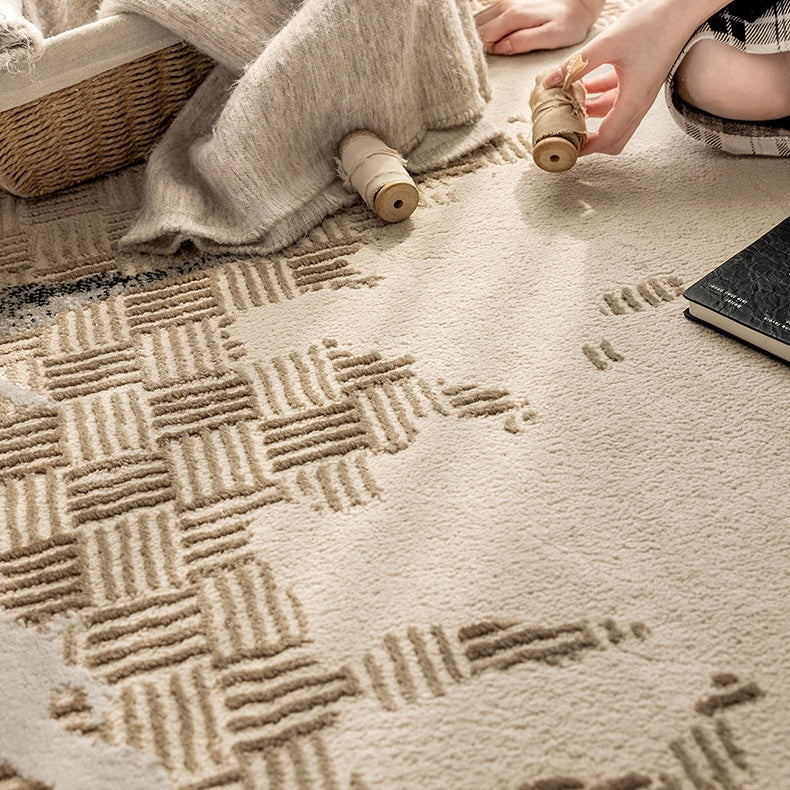 定番北欧風3Dデザインのウィルトン織カーペット（Brussels）