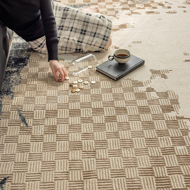 定番北欧風3Dデザインのウィルトン織カーペット（Brussels）