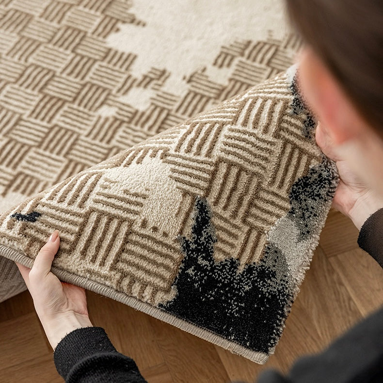 定番北欧風3Dデザインのウィルトン織カーペット（Brussels）