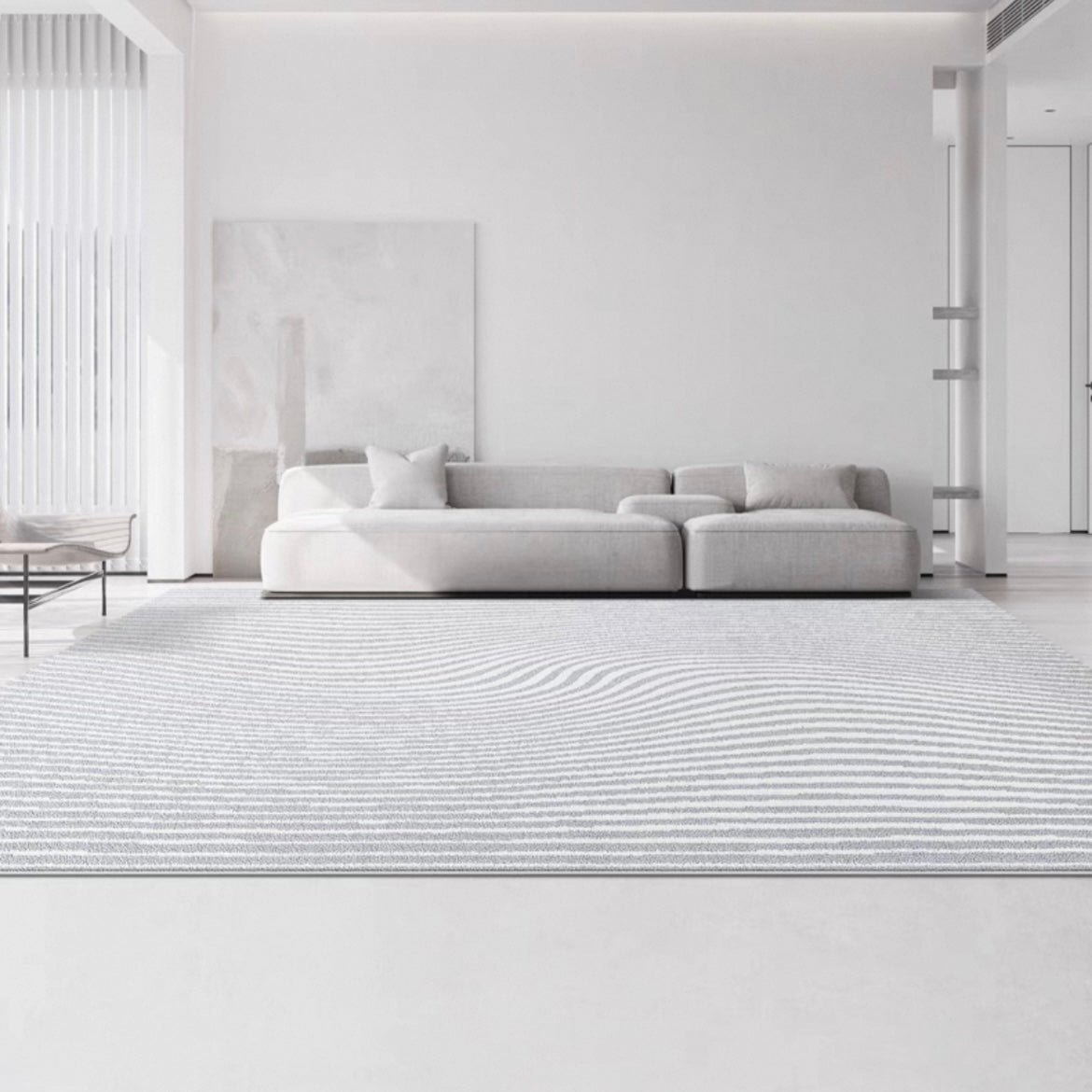 定番北欧風3Dデザインのウィルトン織カーペット（Kaidi）