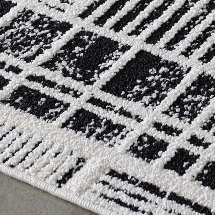 定番北欧風3Dデザインのウィルトン織カーペット（Celluloid）