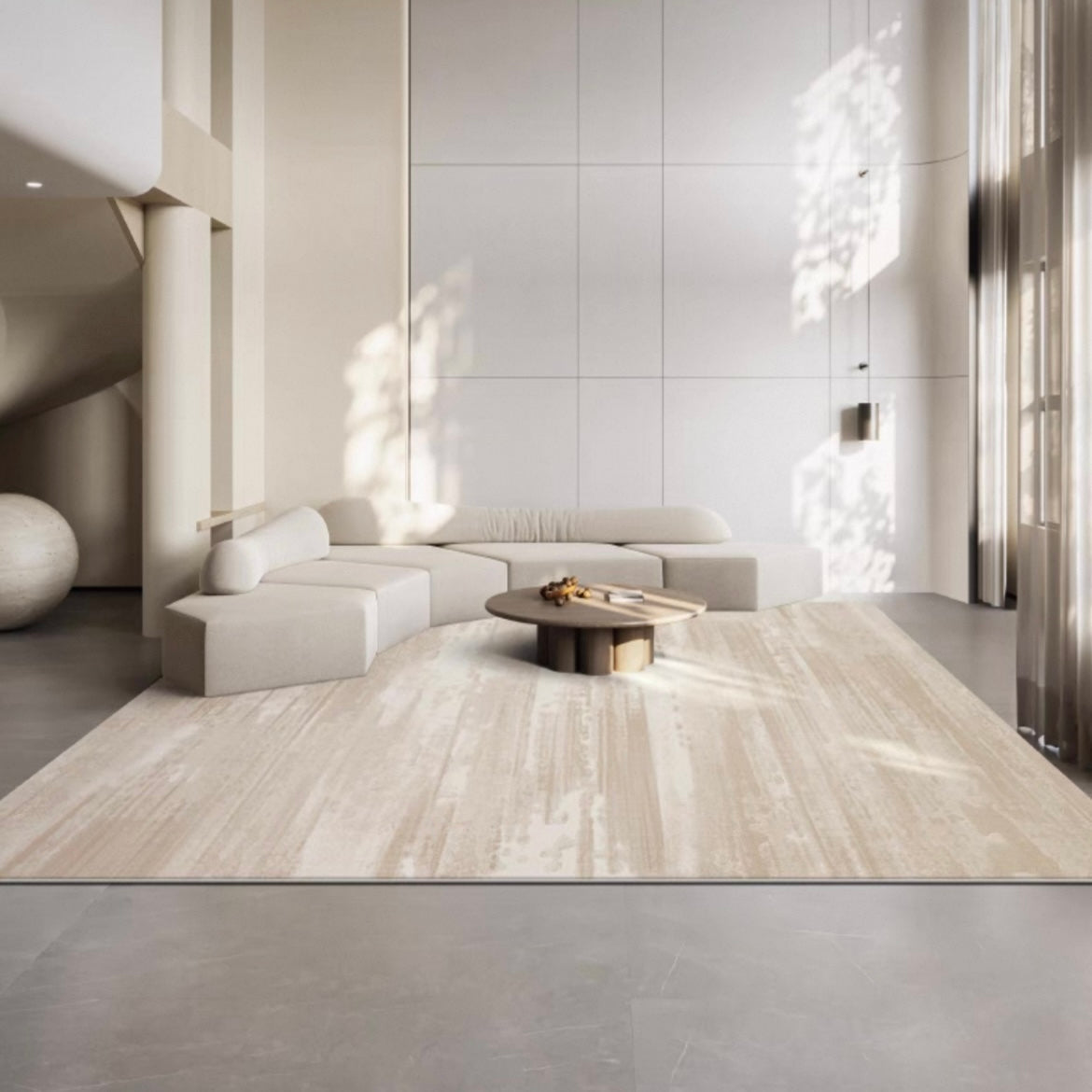 定番北欧風3Dデザインのウィルトン織カーペット（Wanni）