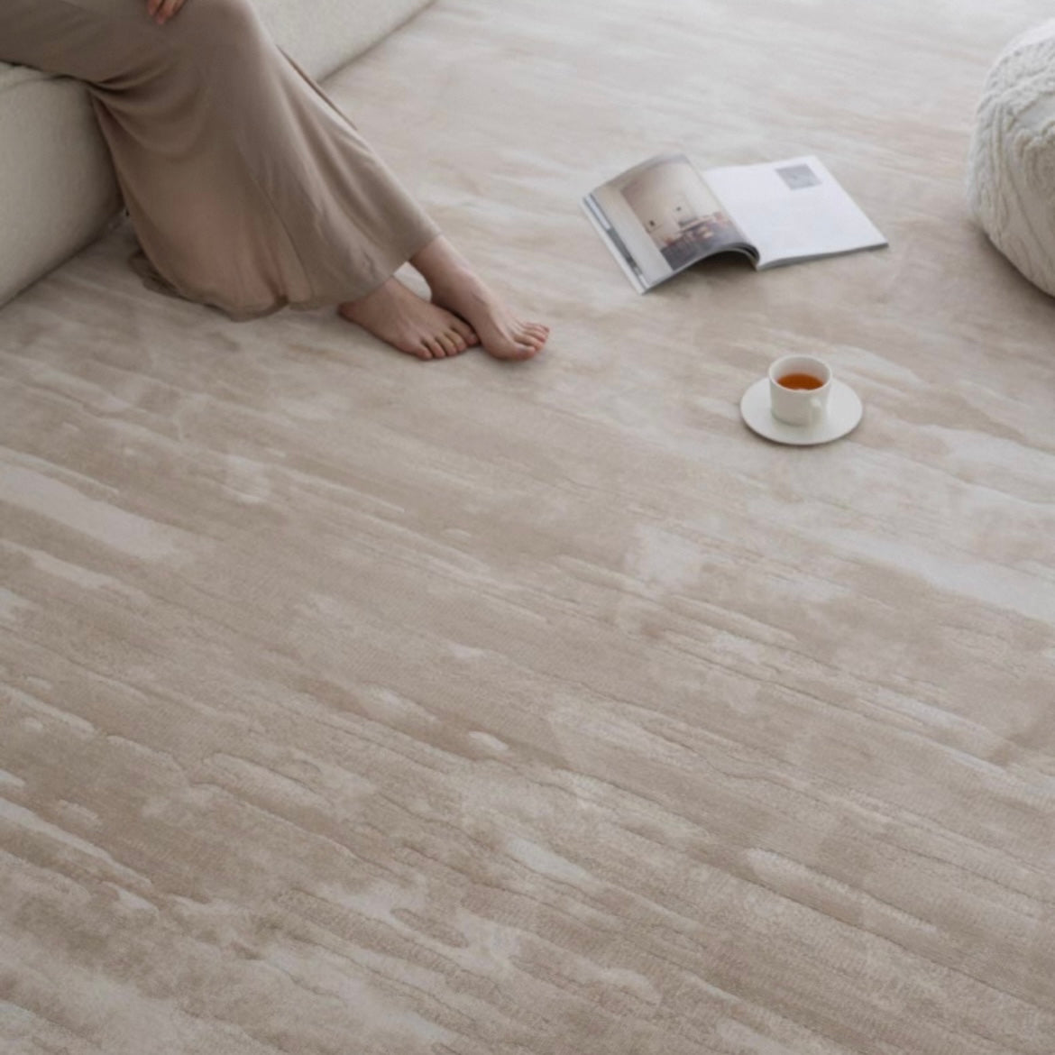 定番北欧風3Dデザインのウィルトン織カーペット（Wanni）