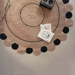 夏季に適した天然ジュート製カーペット（Planet）