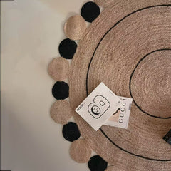 夏季に適した天然ジュート製カーペット（Planet）