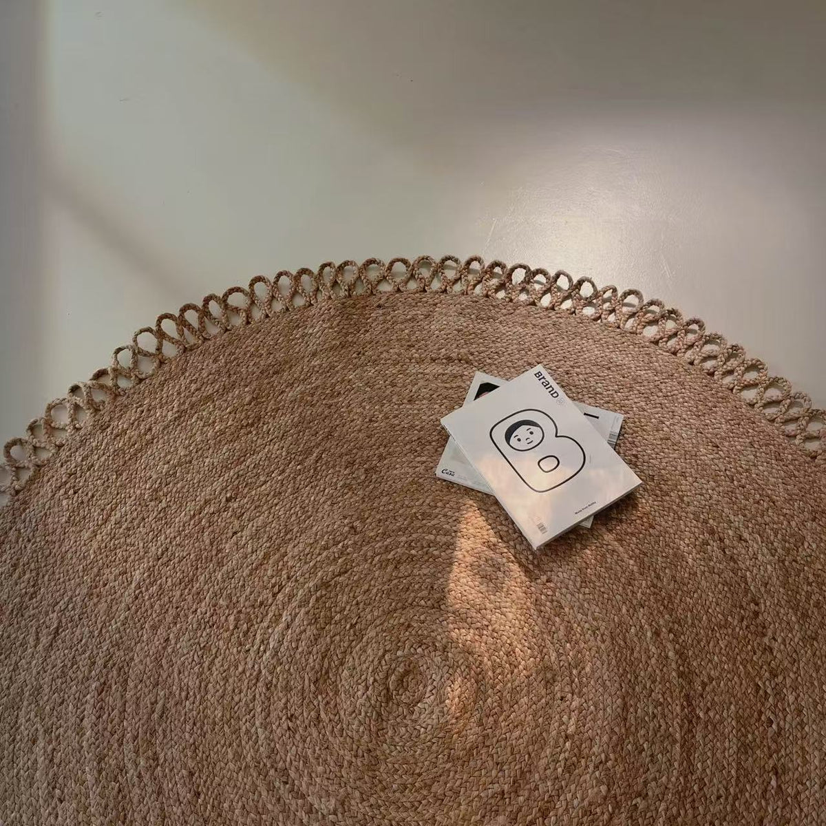 夏季に適した天然ジュート製カーペット（Sunflower）