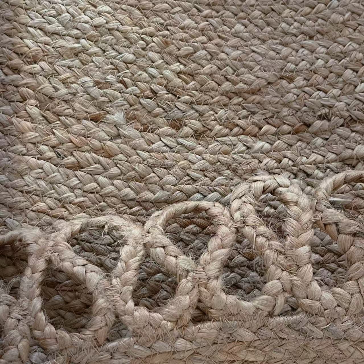 夏季に適した天然ジュート製カーペット（Sunflower）