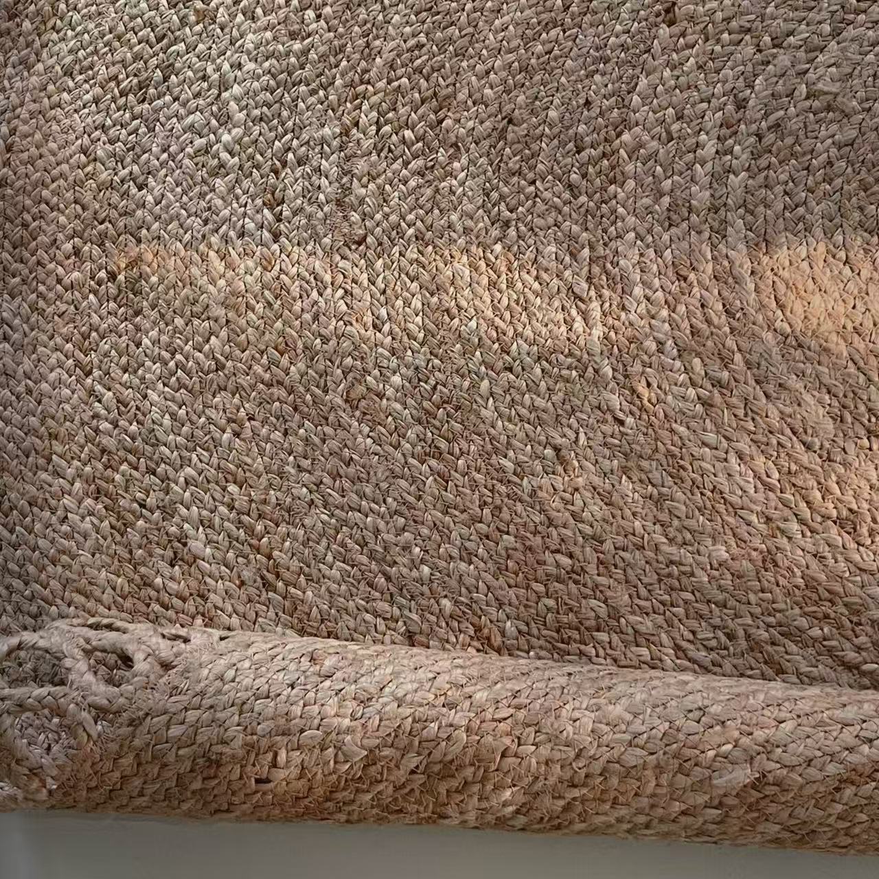 夏季に適した天然ジュート製カーペット（Sunflower）