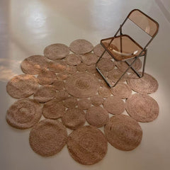 夏季に適した天然ジュート製カーペット（Bouquet）