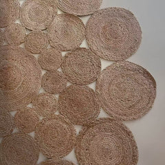 夏季に適した天然ジュート製カーペット（Bouquet）