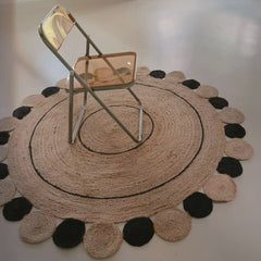 夏季に適した天然ジュート製カーペット（Planet）