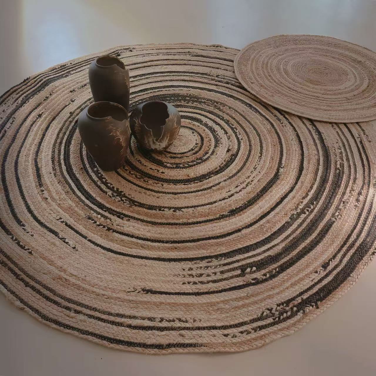 夏季に適した天然ジュート製カーペット（Galaxy）