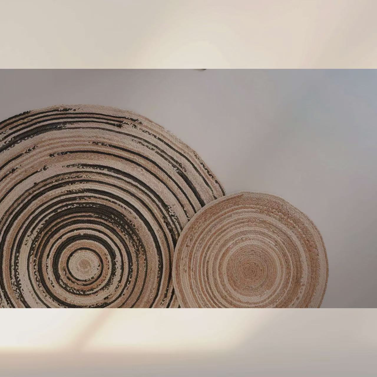 夏季に適した天然ジュート製カーペット（Galaxy）