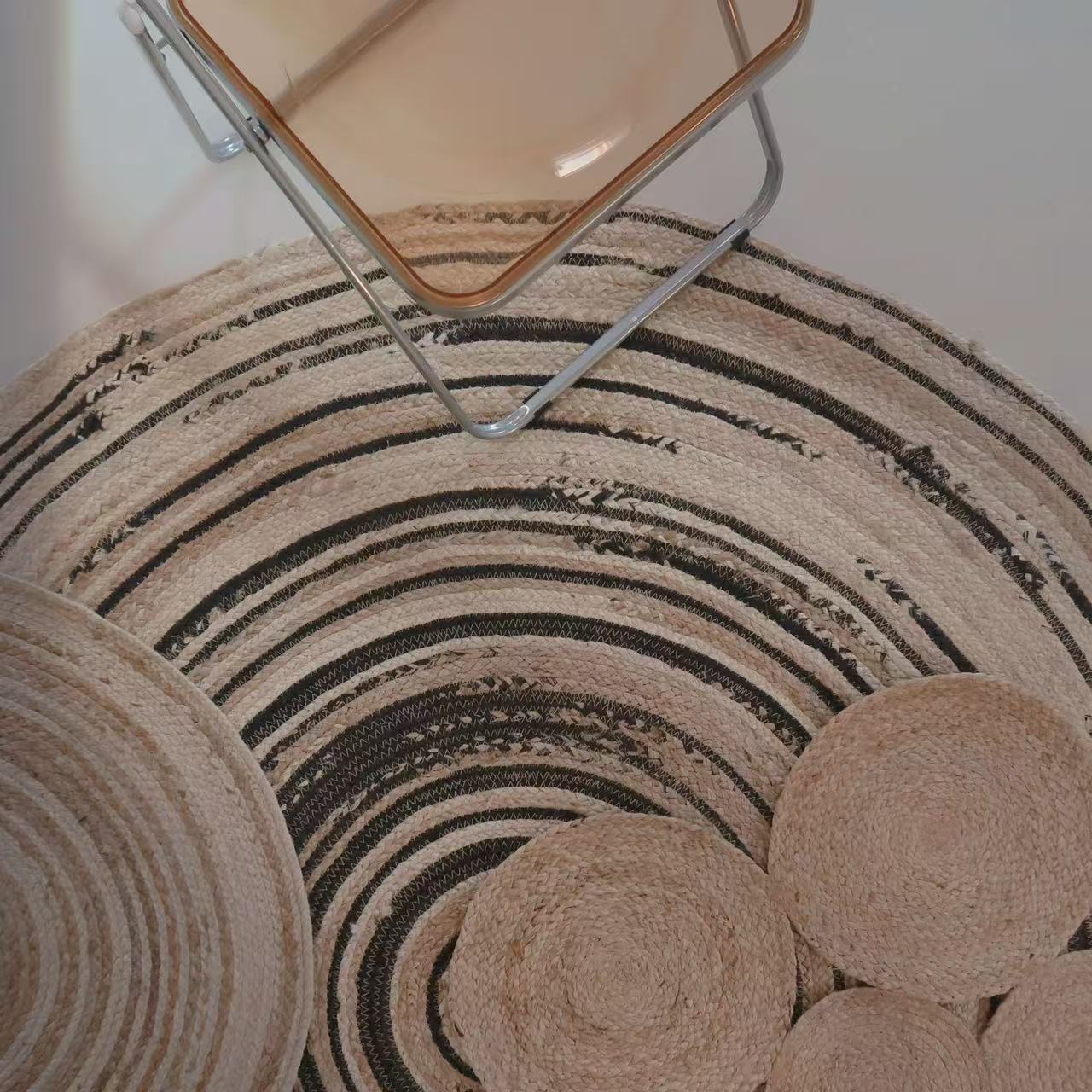 夏季に適した天然ジュート製カーペット（Galaxy）