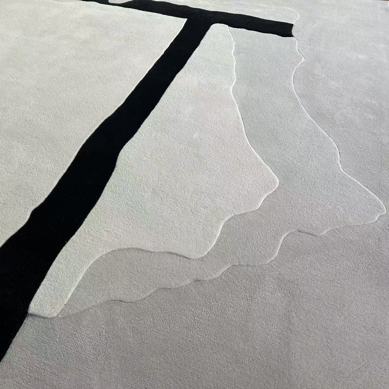 高級手作りタフティングガン刺しカーペット（ink painting）