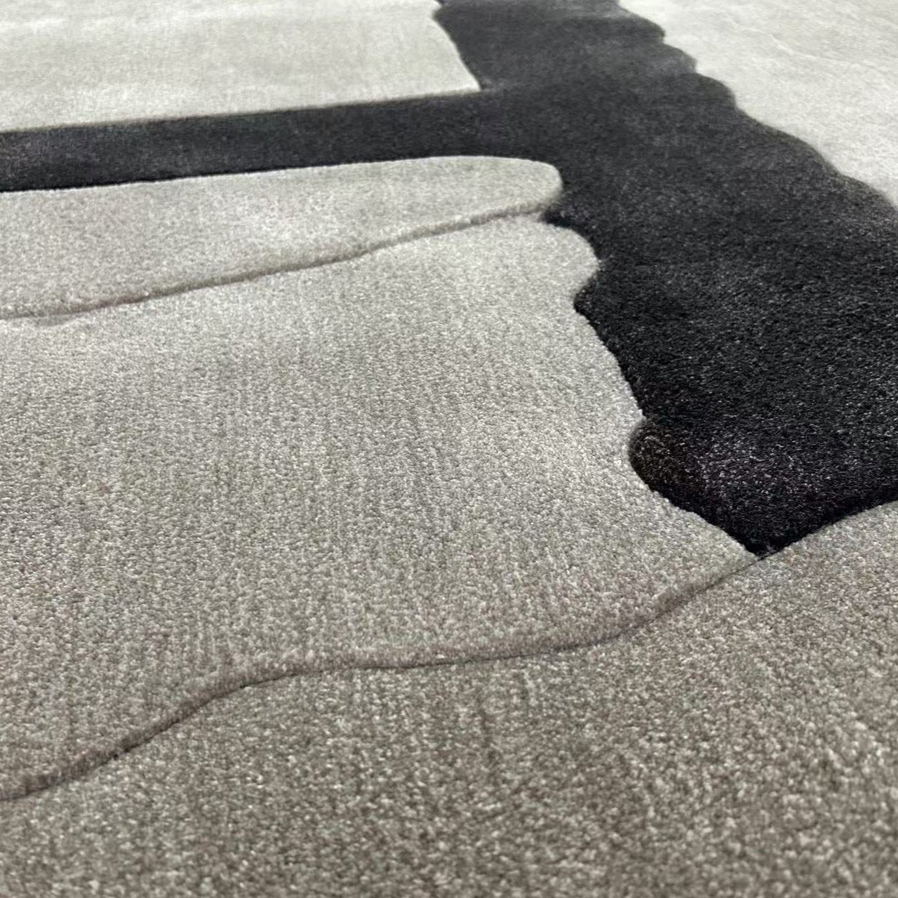 高級手作りタフティングガン刺しカーペット（ink painting）