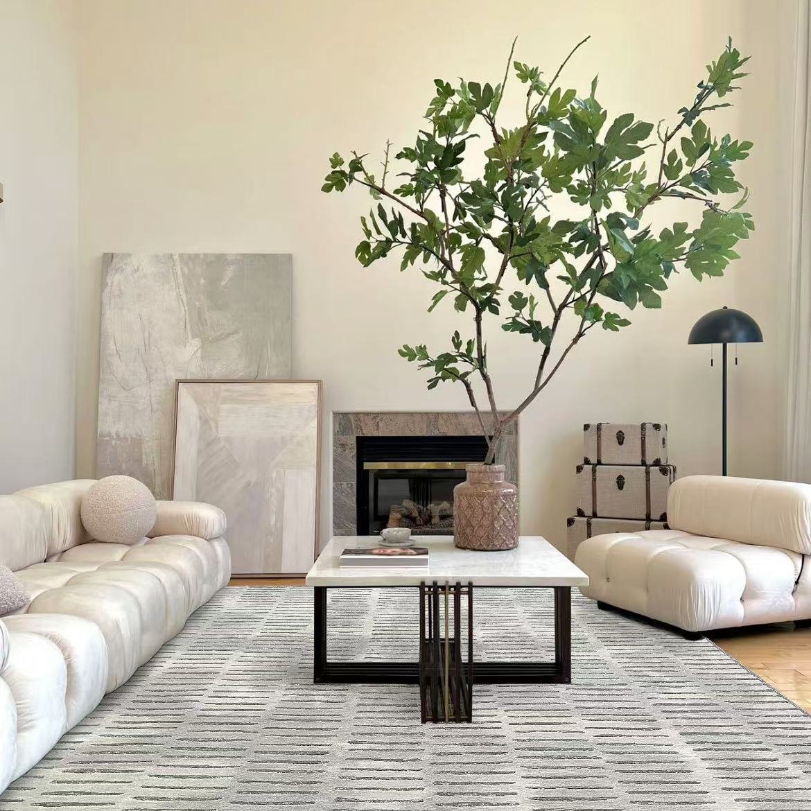 高級手作りタフティングガン刺しカーペット（twig）