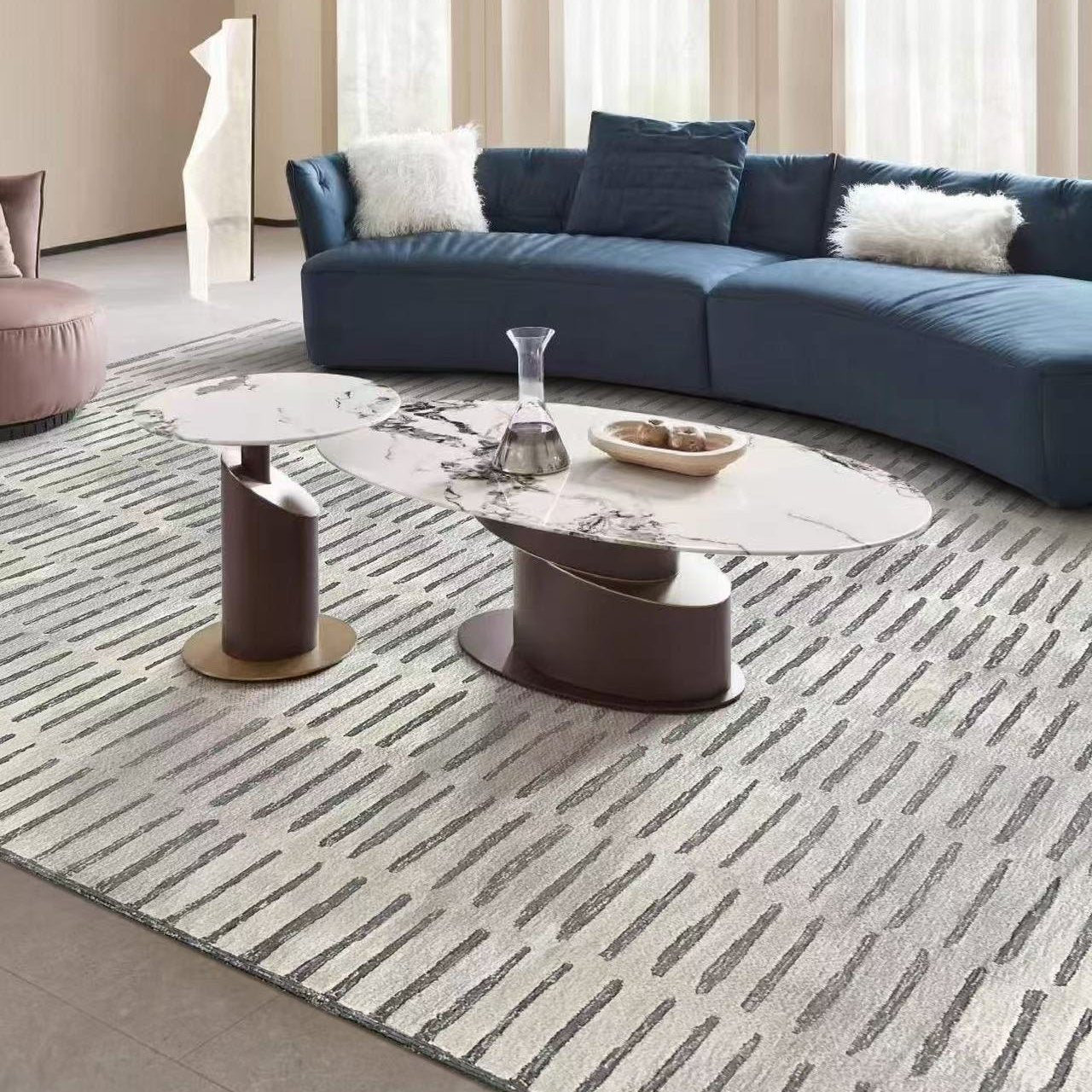 高級手作りタフティングガン刺しカーペット（twig）