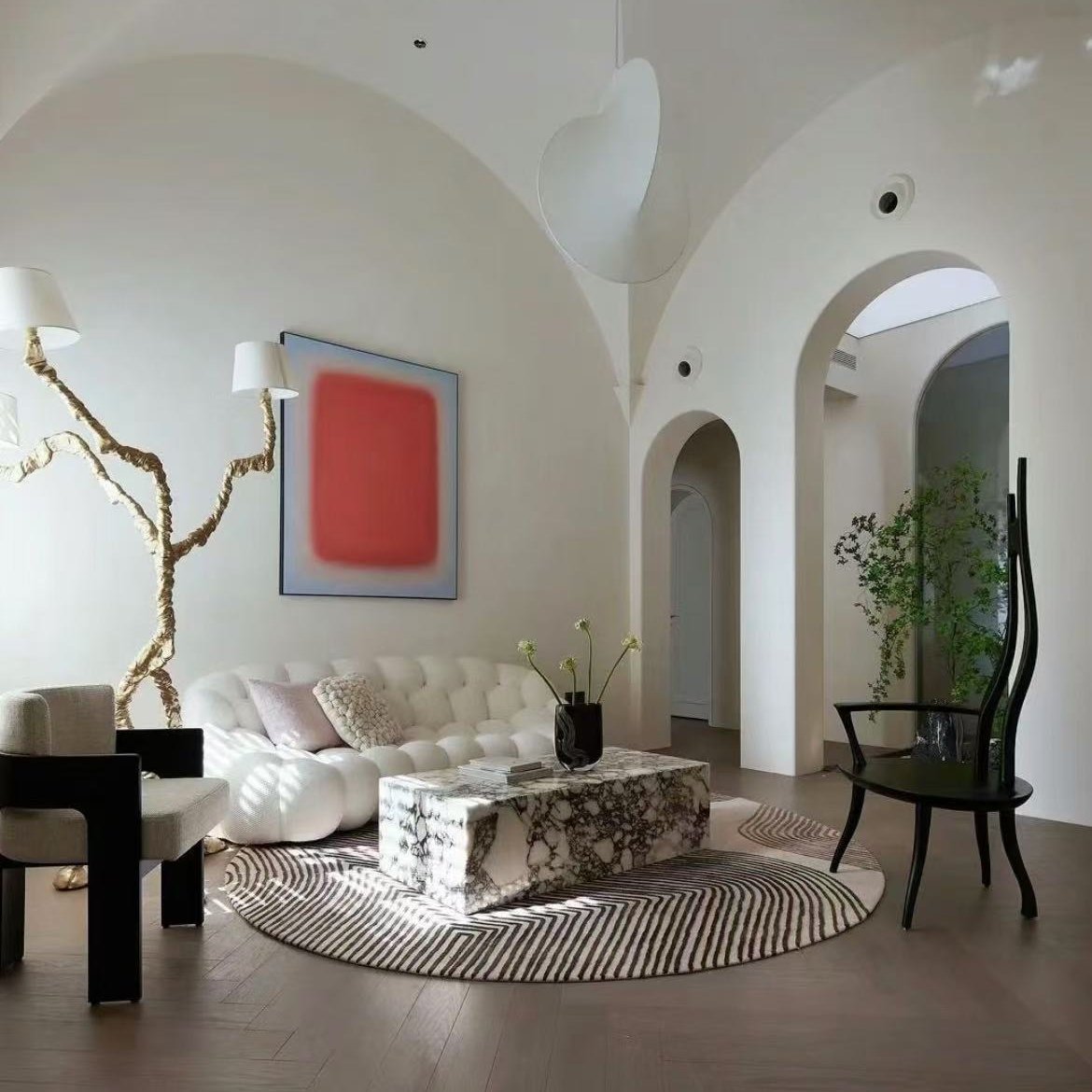 高級手作りタフティングガン刺しカーペット（Hanabi）