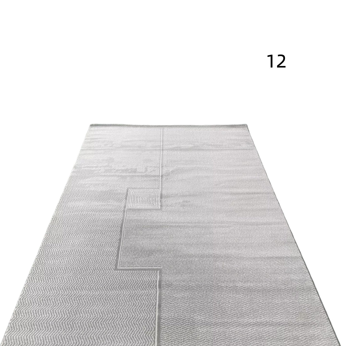 定番北欧風3Dデザインのウィルトン織カーペット（Weston Waterway）