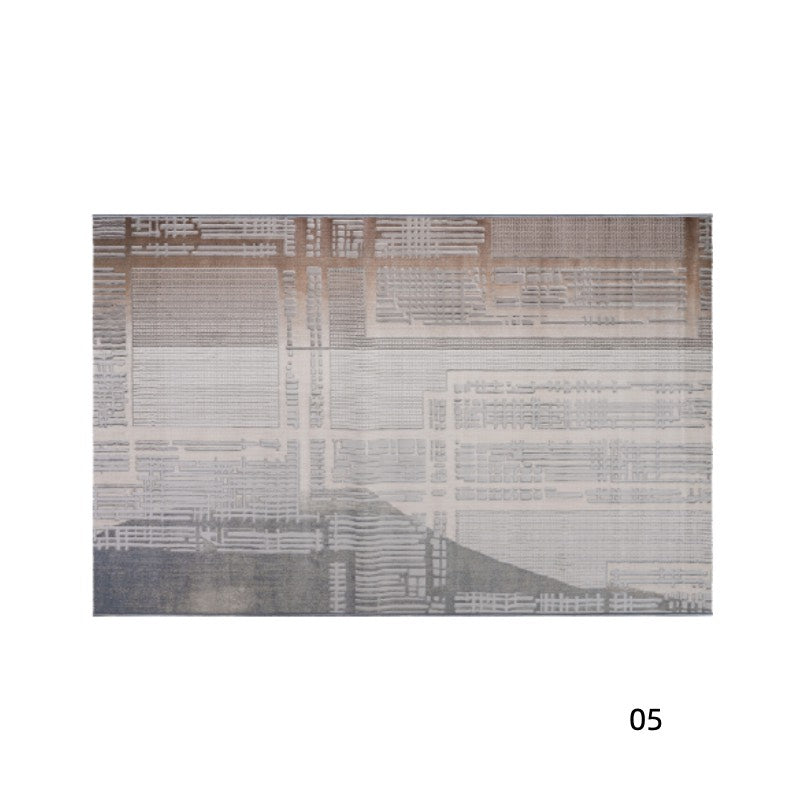 定番北欧風3Dデザインのウィルトン織カーペット（brs）