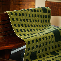 高級手作りタフティングガン刺しカーペット（Green Square）